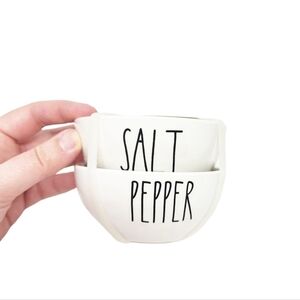 RAE DUNN Salt & Pepper bowls prep bowls
